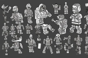 The hacker who's typing on a phone and there's a Lego Kali next to him. tattoo idea
