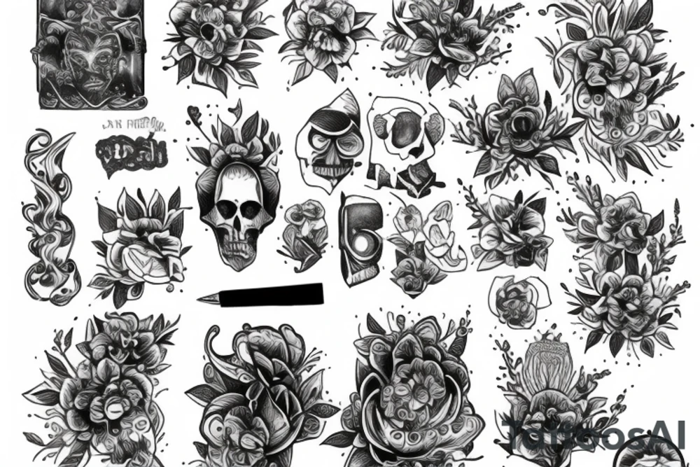 Р & К tattoo idea