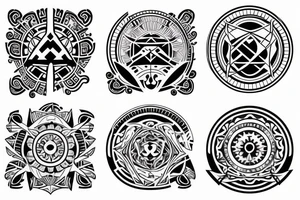 father and son tattoo idea