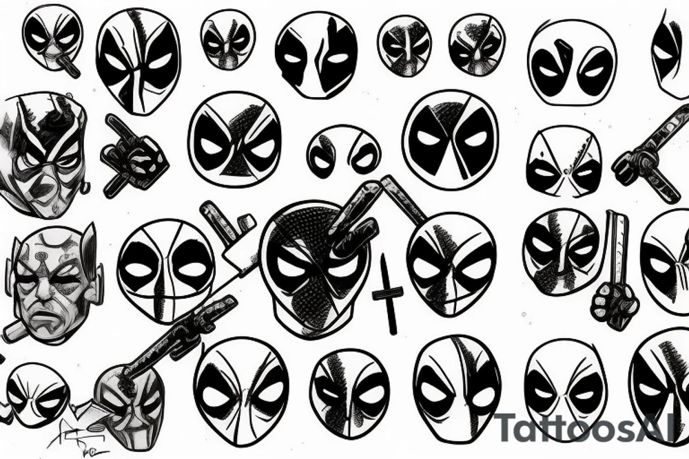 Deadpool, Scandinavian tattoo idea