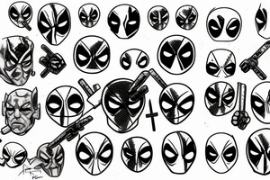 Deadpool, Scandinavian tattoo idea