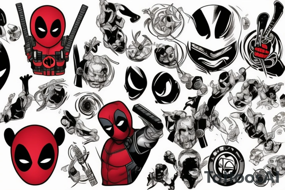 Deadpool, Scandinavian tattoo idea