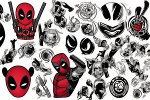 Deadpool, Scandinavian tattoo idea