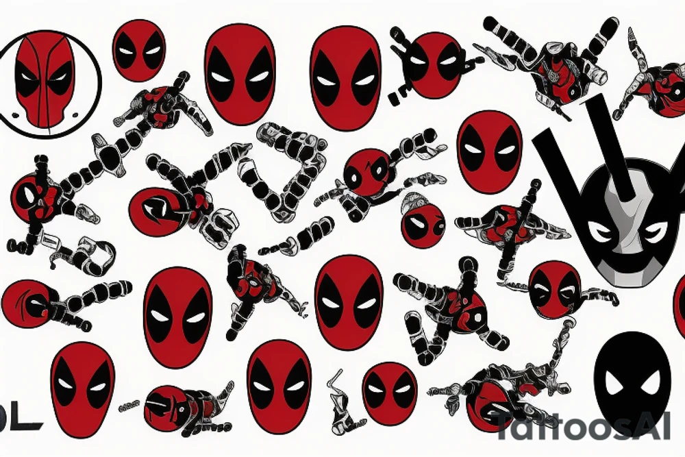 Deadpool, Scandinavian tattoo idea