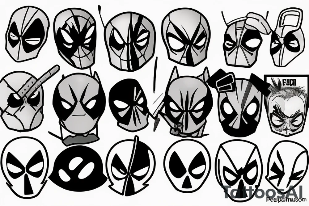 Deadpool, Scandinavian tattoo idea