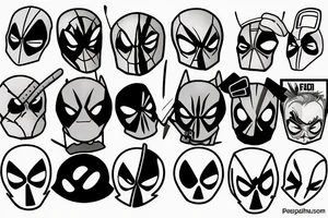Deadpool, Scandinavian tattoo idea