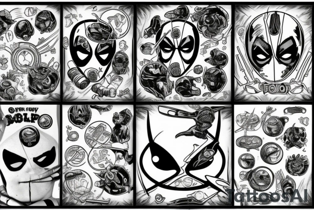 Deadpool, Scandinavian tattoo idea