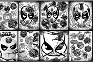 Deadpool, Scandinavian tattoo idea