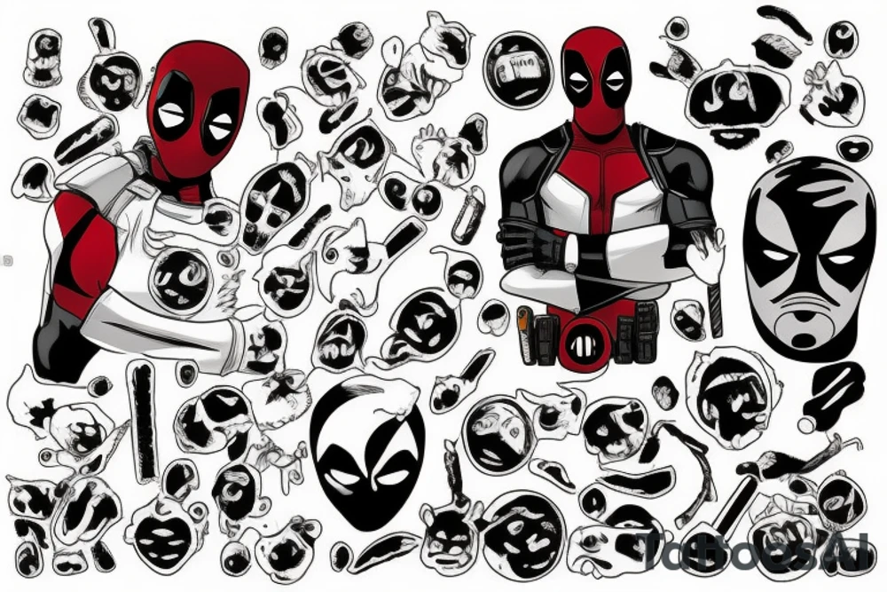 Deadpool, Scandinavian tattoo idea