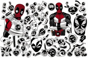 Deadpool, Scandinavian tattoo idea