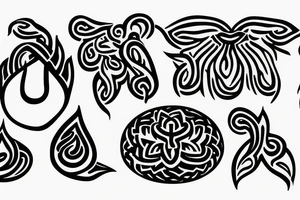 yoga pose symbolising peace and enlightenment tattoo idea