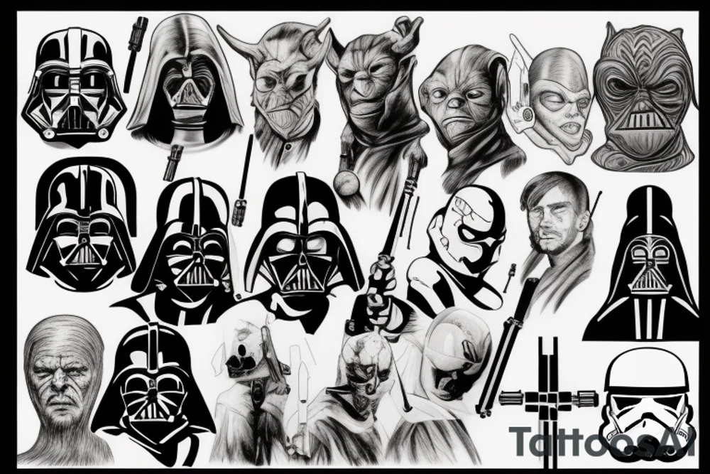 star wars sith tattoo idea
