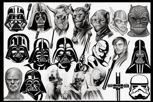 star wars sith tattoo idea