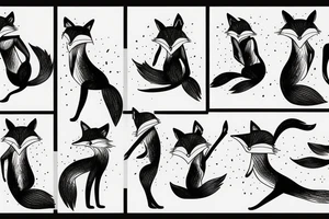 dance fox balet tattoo idea