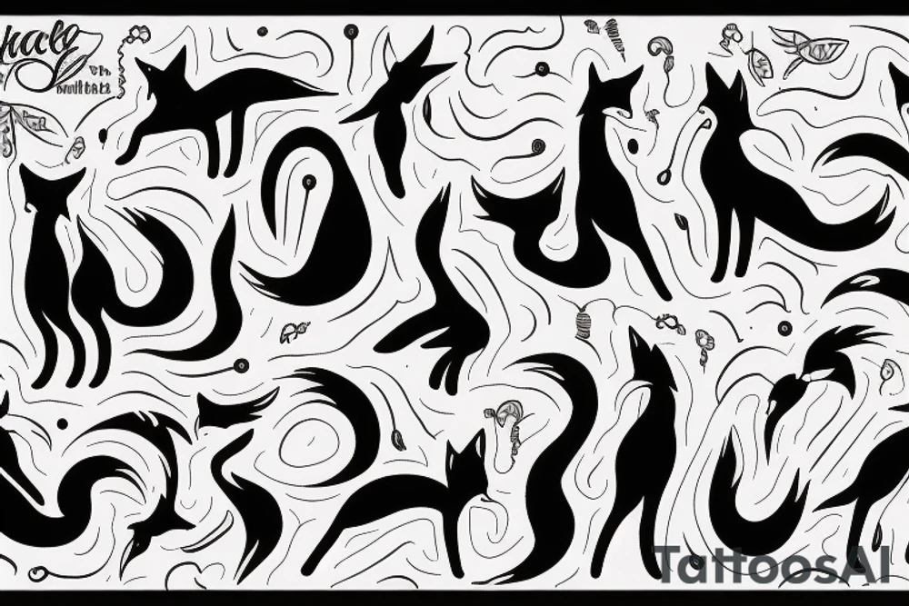 dance fox balet tattoo idea