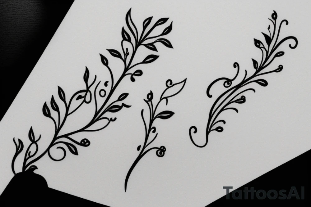 Simple, delicate,feminine tattoo idea