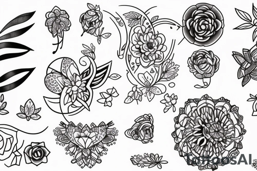 Simple, delicate,feminine tattoo idea