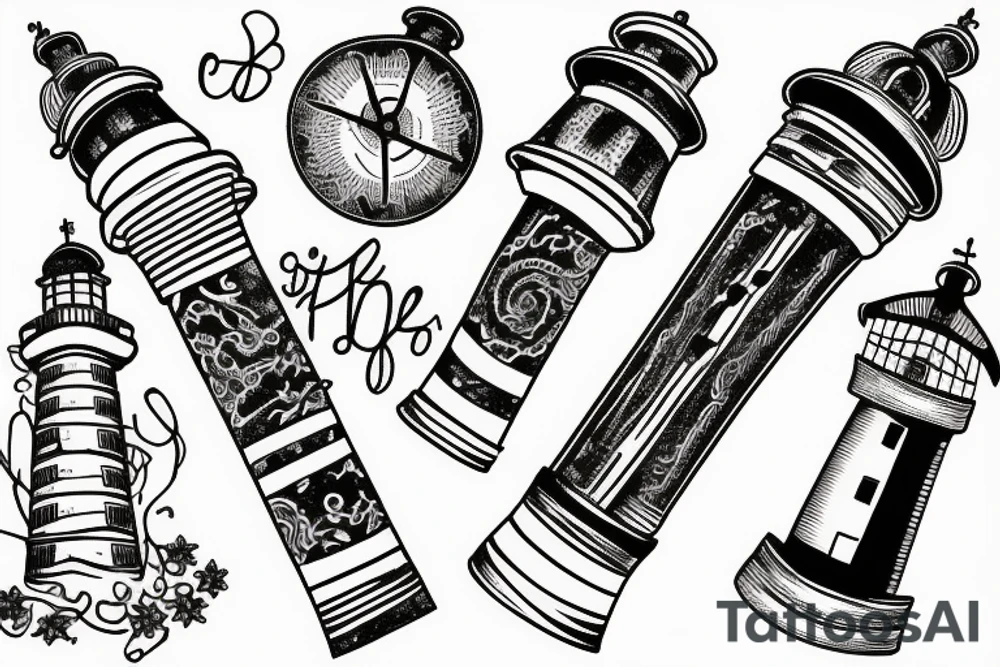 lighthouse tattoo idea