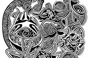Spirit turtle tattoo idea