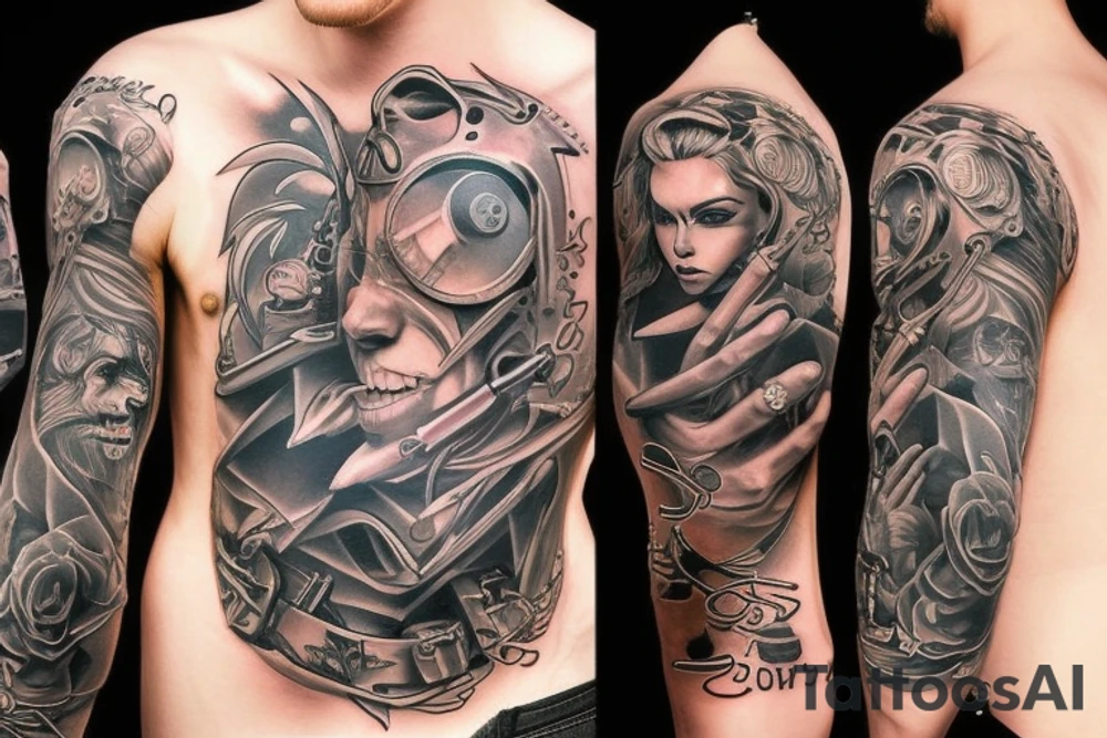 Angry tattoo idea
