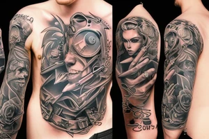 Angry tattoo idea