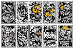 trash polka horde warcraft logo tattoo idea