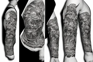 trash polka horde warcraft logo tattoo idea