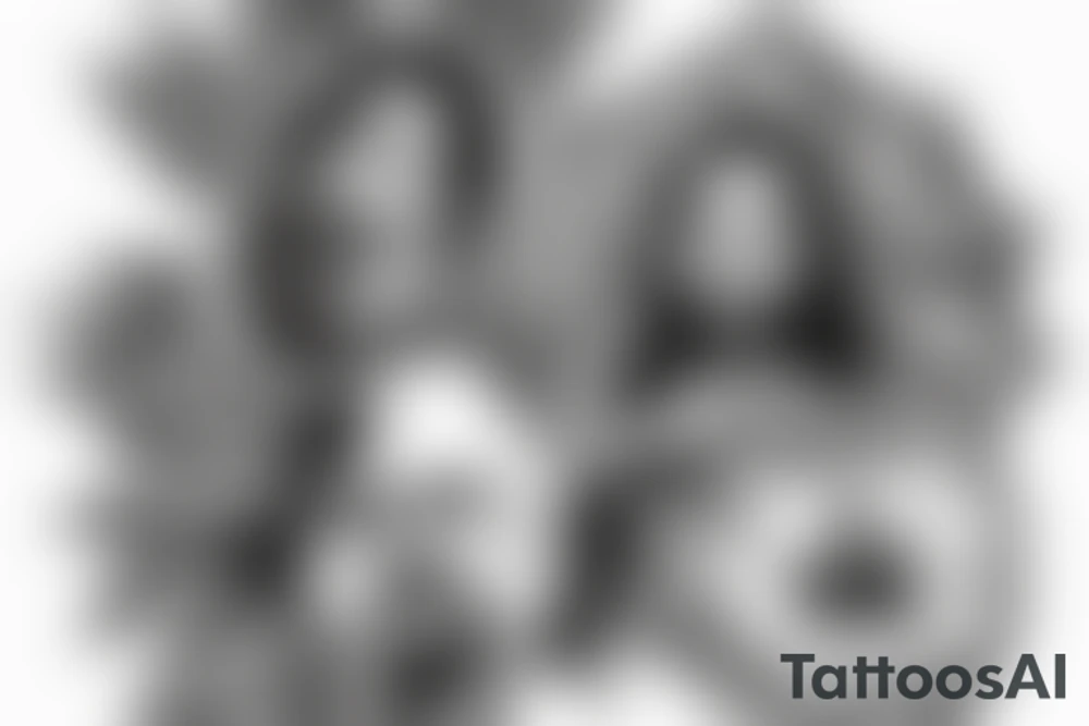 Jesus smoking marijuana tattoo idea