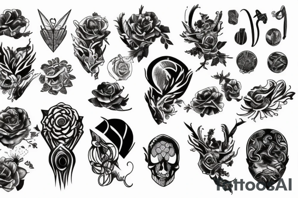 blackwork tattoo idea