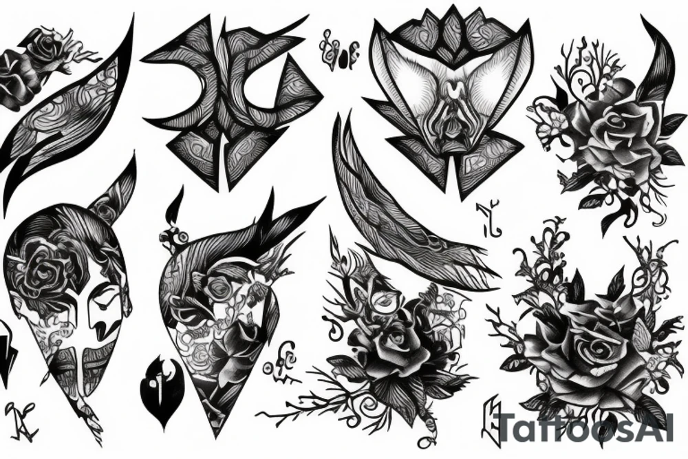 blackwork tattoo idea