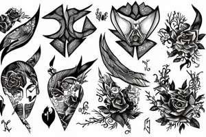 blackwork tattoo idea