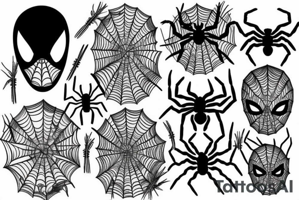 Spider tattoo idea