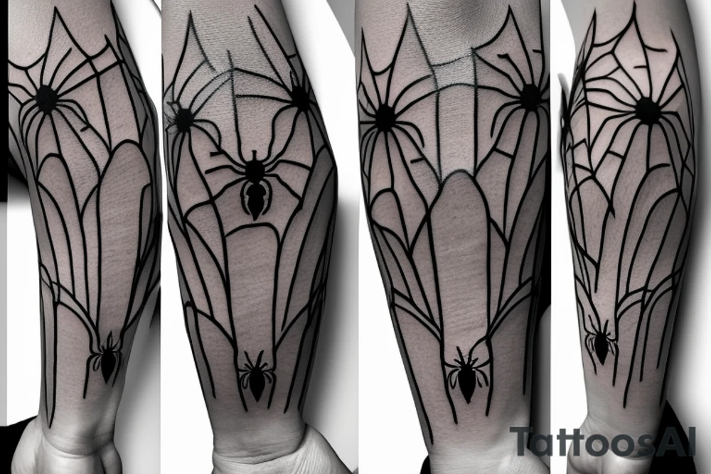 Spider tattoo idea