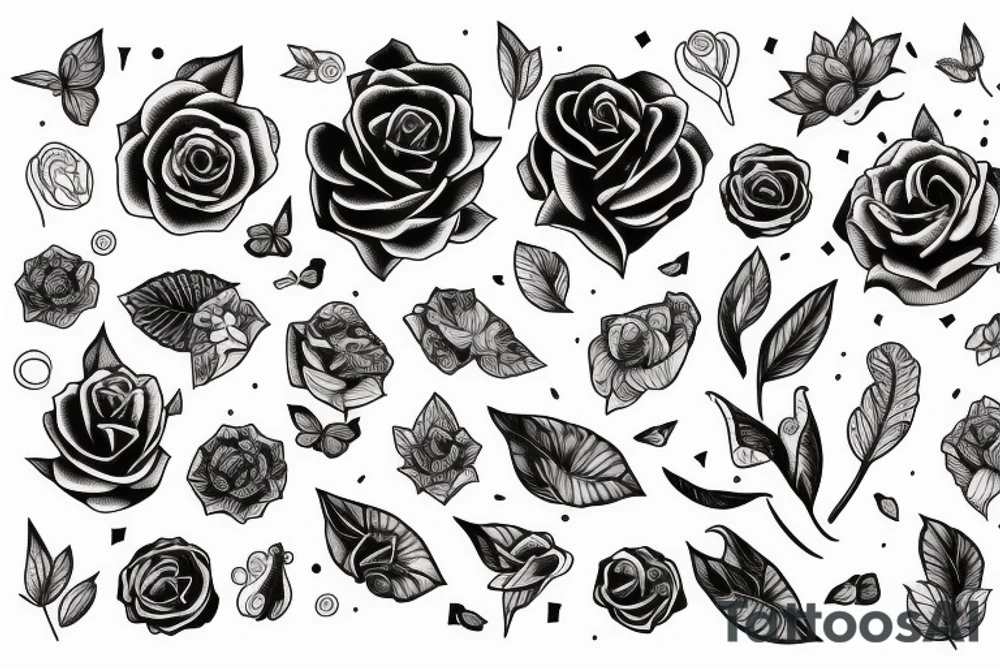 Аниме страшное tattoo idea