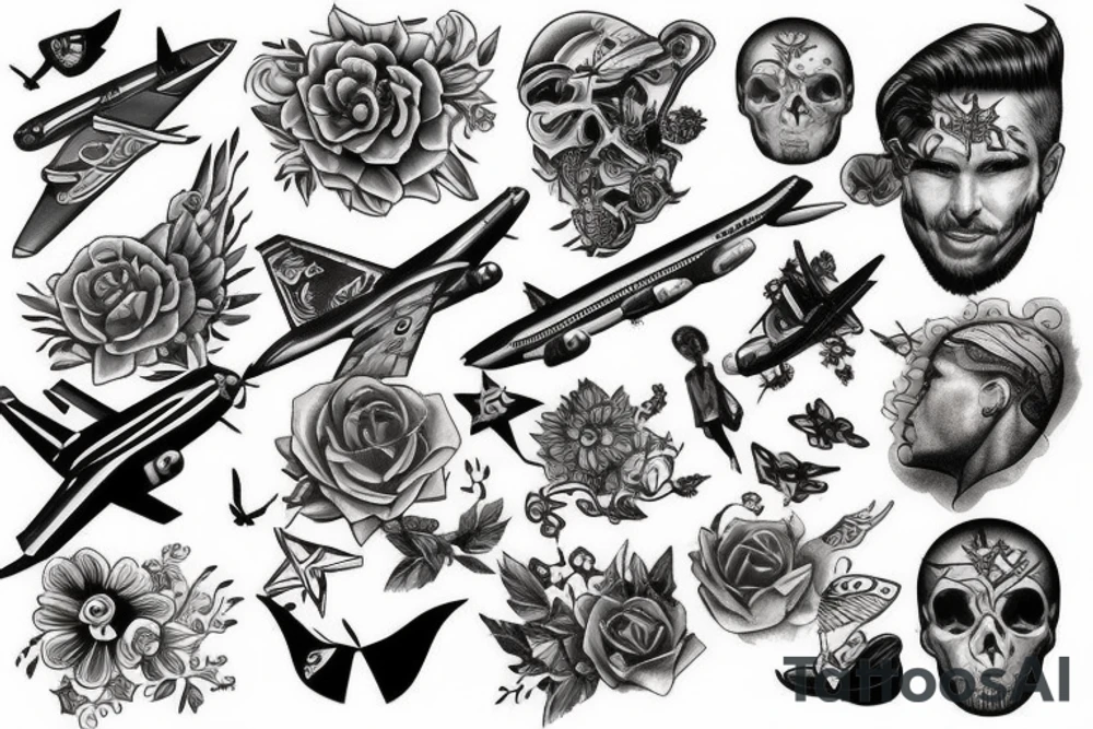 Plane tattoo idea