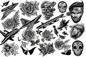Plane tattoo idea