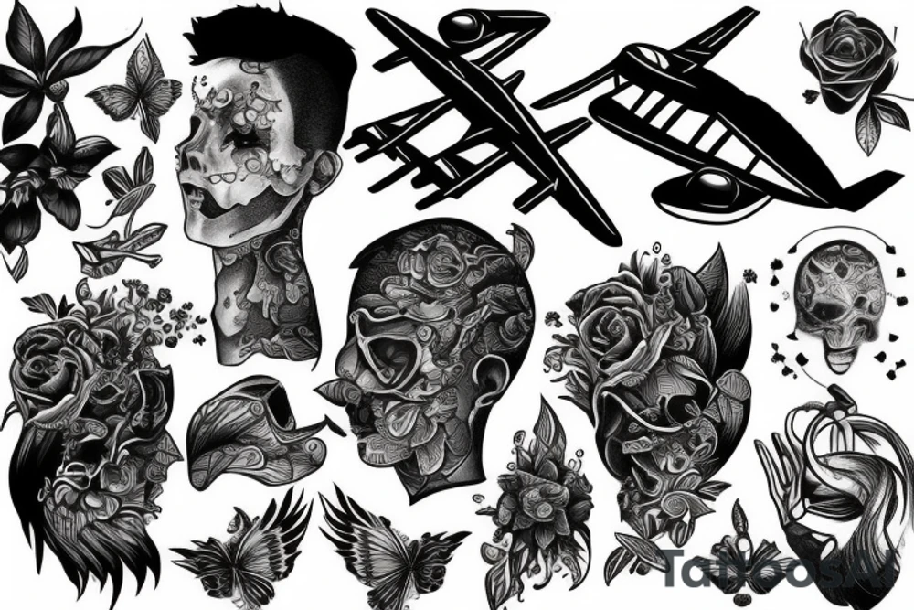 Plane tattoo idea