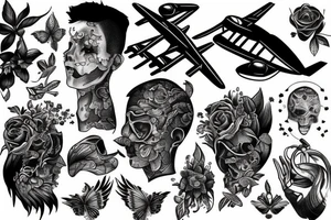 Plane tattoo idea