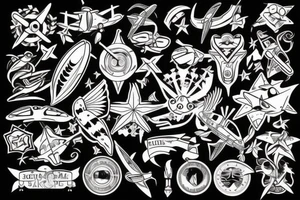 Plane tattoo idea