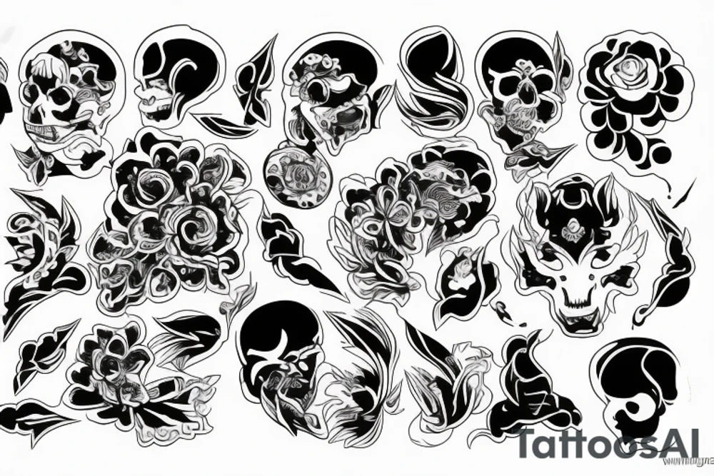 Дракон tattoo idea