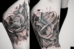 make a full sleve tattoo with shadows tattoo idea