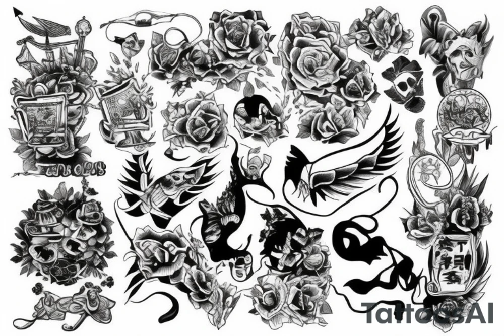 tattoo that tells many stories tattoo idea