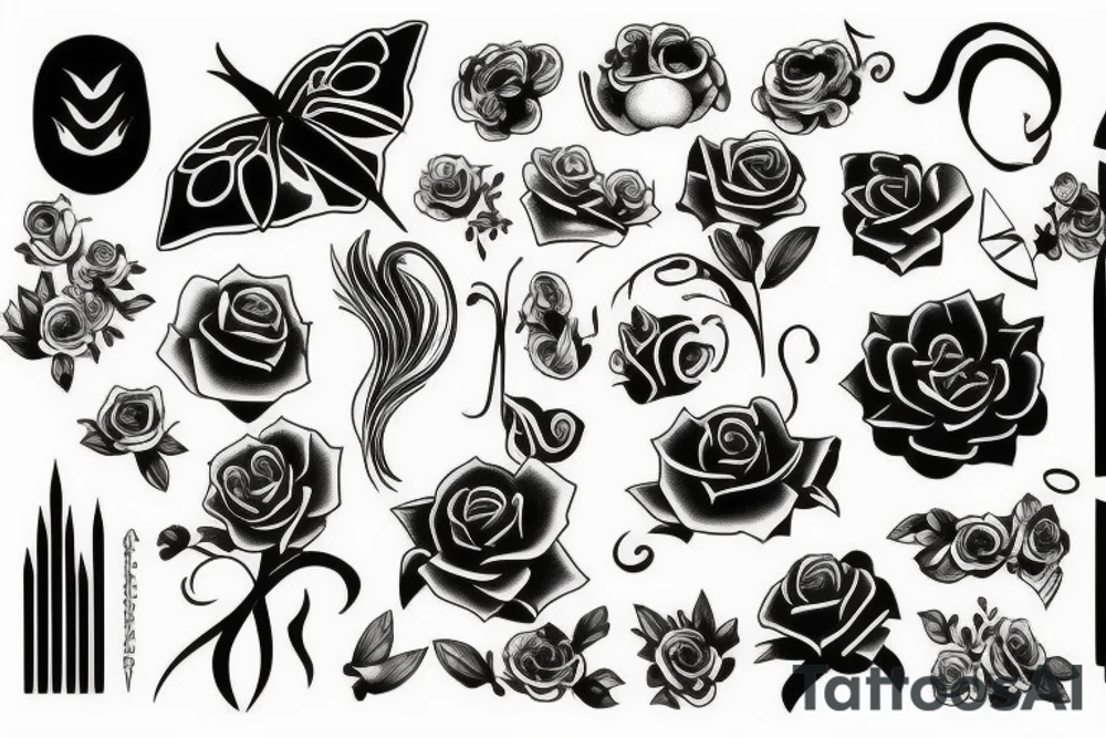 a tattoo that puts things into perspective tattoo idea