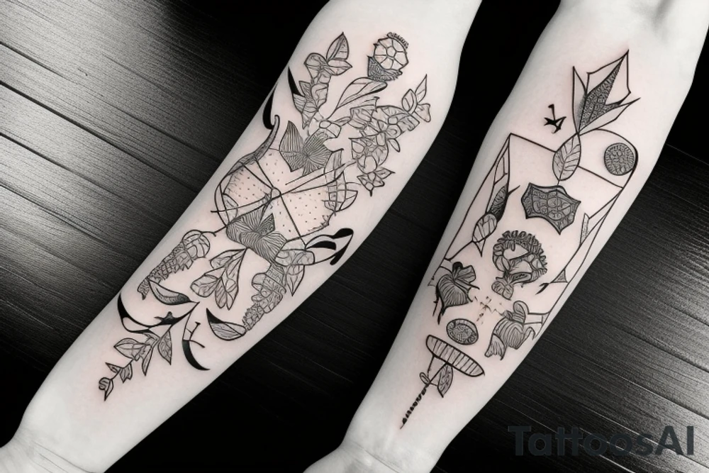 a tattoo that puts things into perspective tattoo idea