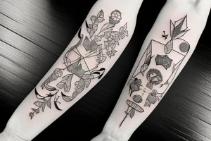 a tattoo that puts things into perspective tattoo idea