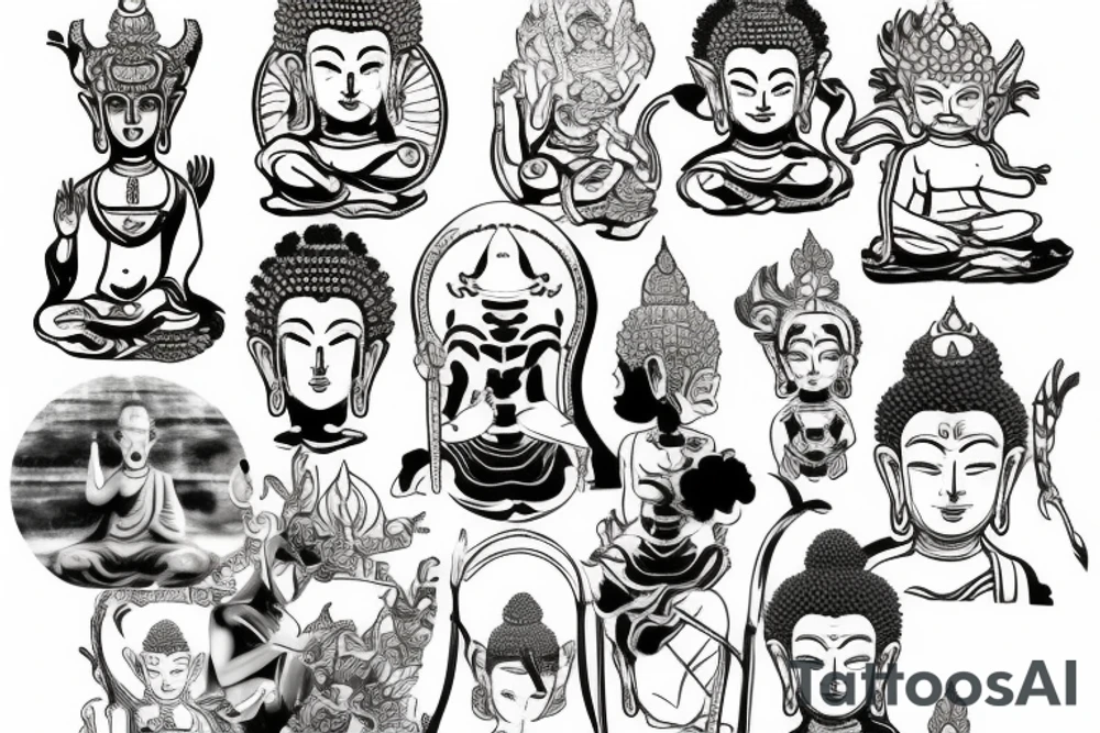 Buddha Bodhisattva Netero Hunter X Hunter tattoo idea