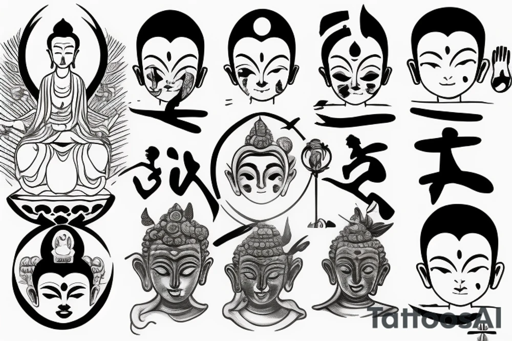 Buddha Bodhisattva Netero Hunter X Hunter tattoo idea