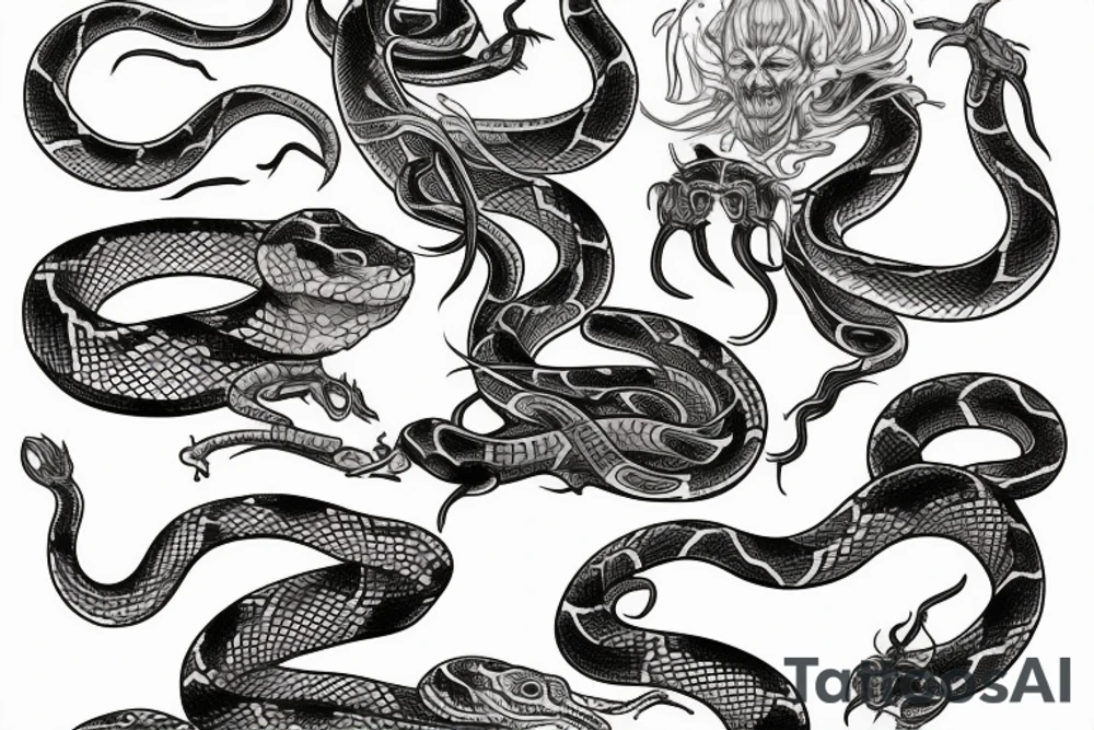 great snake Rykard, Lord of Blasphemy tattoo idea