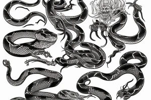 great snake Rykard, Lord of Blasphemy tattoo idea