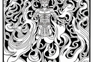 Buddha Bodhisattva Netero Hunter X Hunter nine tails tattoo idea